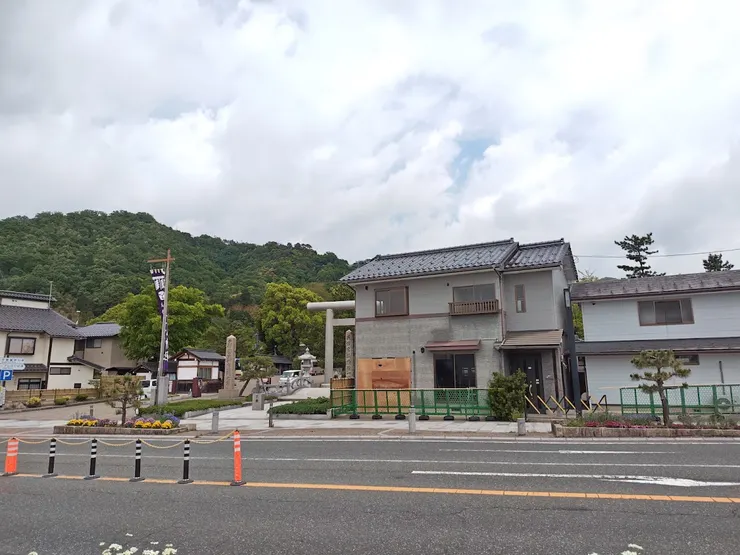 元伊勢籠神社前