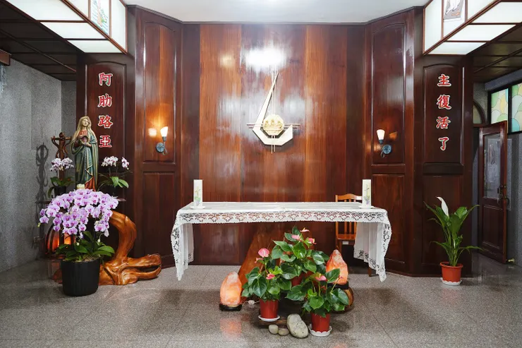 聖堂：每日定期舉行彌撒、玫瑰經活動。 （圖片取自機構官網）