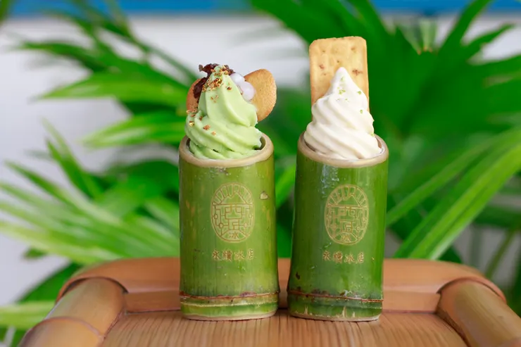 台西冰果室的永續竹筒冰淇淋