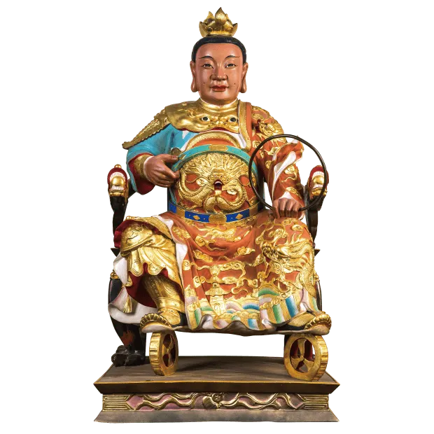 松山奉天宮供奉之中壇元帥(太子)神像