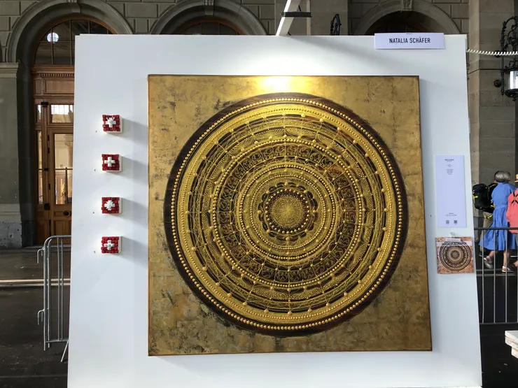 蘇黎世火車總站一樓免費的藝術展