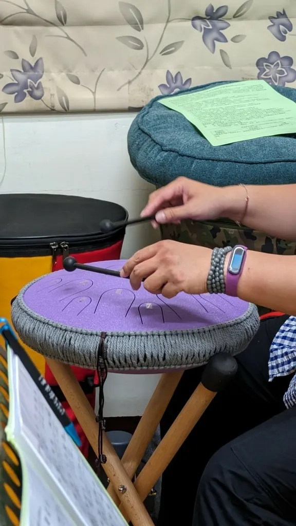 台南成人音樂課程推薦【琴芸韻音樂中心】成人空靈鼓，學起來太有