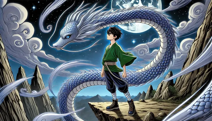 隨著小旭掌握呼吸與步伐的節奏，他輕盈地穿越狂風肆虐的山巔，來到一片寧靜的平地。  「你已掌握生命的韻律，」雲行說，「記住，呼吸與節奏是面對挑戰的關鍵。」