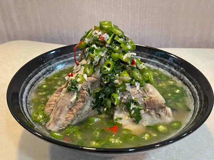 這次做的火山排骨