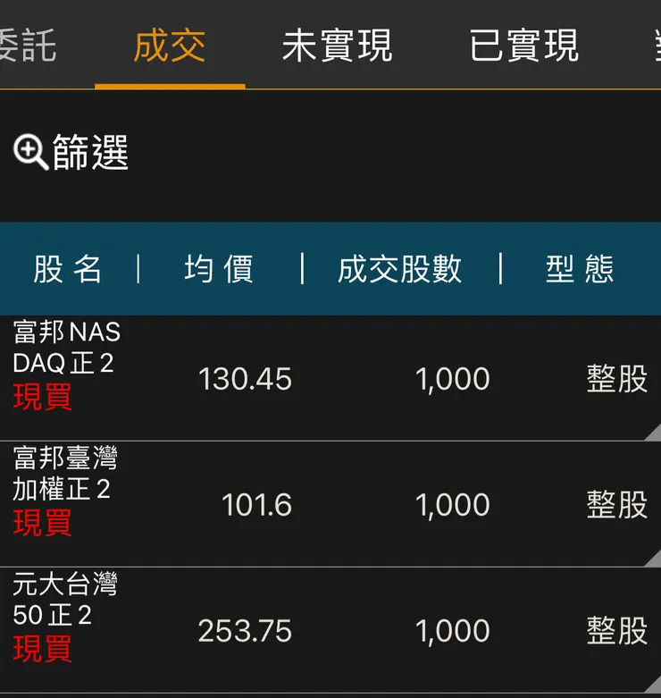 此為國泰證券樹精靈APP畫面