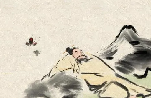 詩畫裡的人物總是悠哉的樣子。這麼說,陶淵明也是極簡生活家吧。