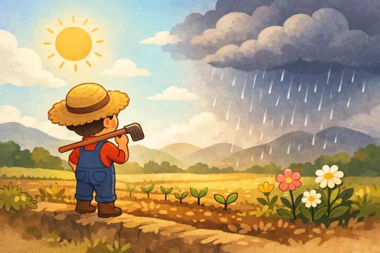 農夫的遠見,在於四季