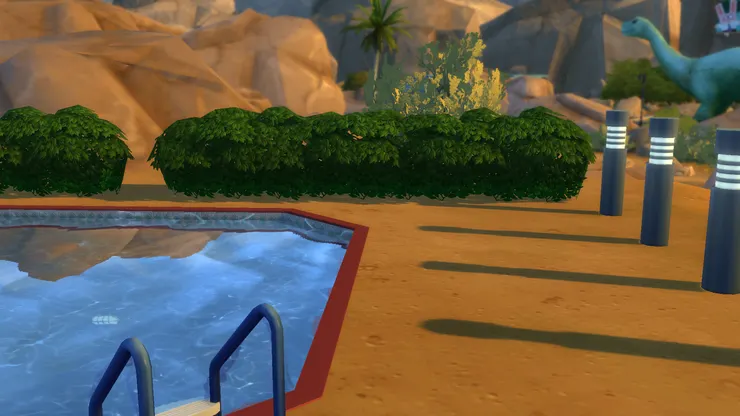 記得撈泳池裏的樹葉。