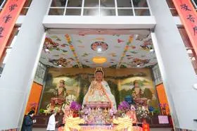 主殿-南海觀世音菩薩（圖片截圖於網路）