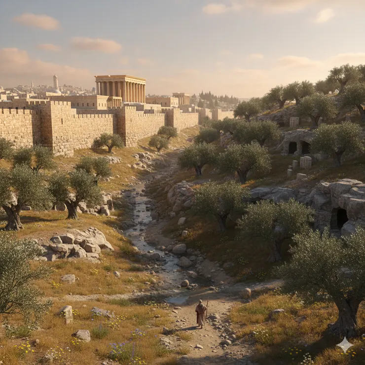 列王時代的汲淪溪想像圖