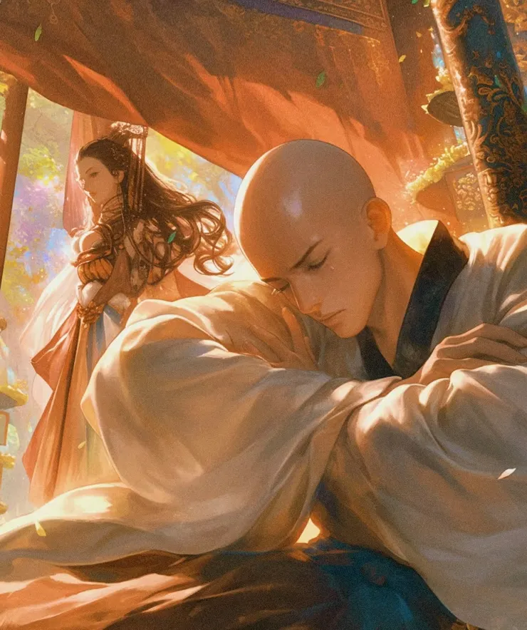 這光頭生的好亮啊!