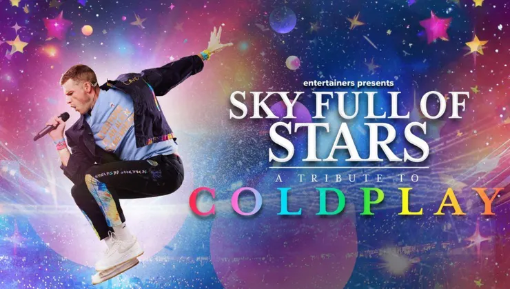 Coldplay 在Everyone Threatres演唱的宣傳照。圖源連結:https://everyonetheatres.com/whats-on/a-sky-full-of-stars/