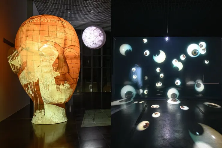 北師美術館推出「遙視」展覽，從心靈影像到知覺治理，重探「看見」的邊界。 圖｜北師美術館提供、攝影：王世邦 Anpis Wang