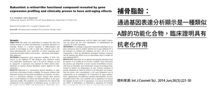 補骨脂酚保養功效有哪些？深入挑戰「補骨脂酚」的保養計畫