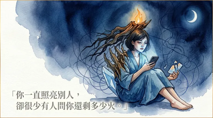 圖說：長期將自己的需求退居二線，「自我犧牲傾向」換來的往往不是被愛，而是深夜裡無人接住的情緒耗竭。