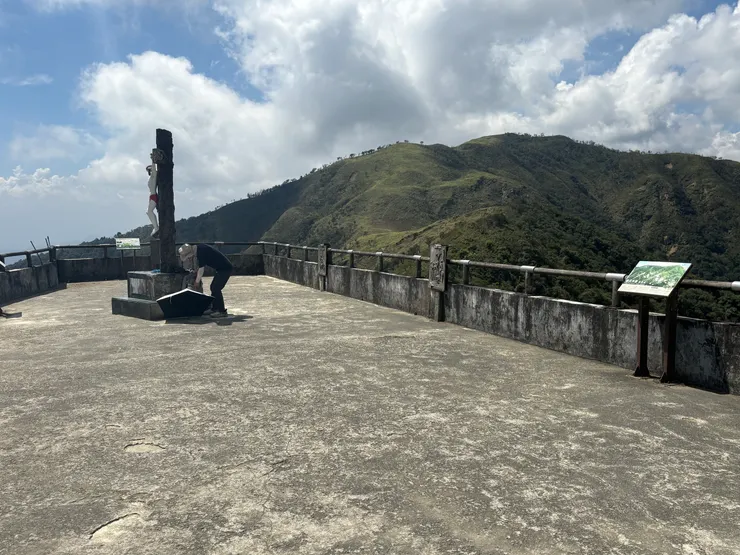 寬敞的觀景平台，週間人潮不多超舒服