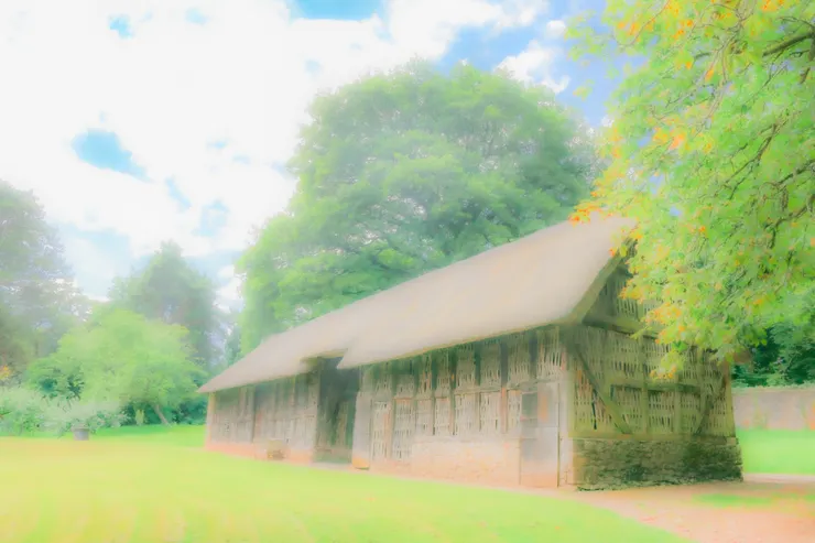 聖法根國家歷史博物館中的中世紀穀倉一景