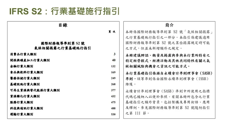 S2 行業基礎施行指引