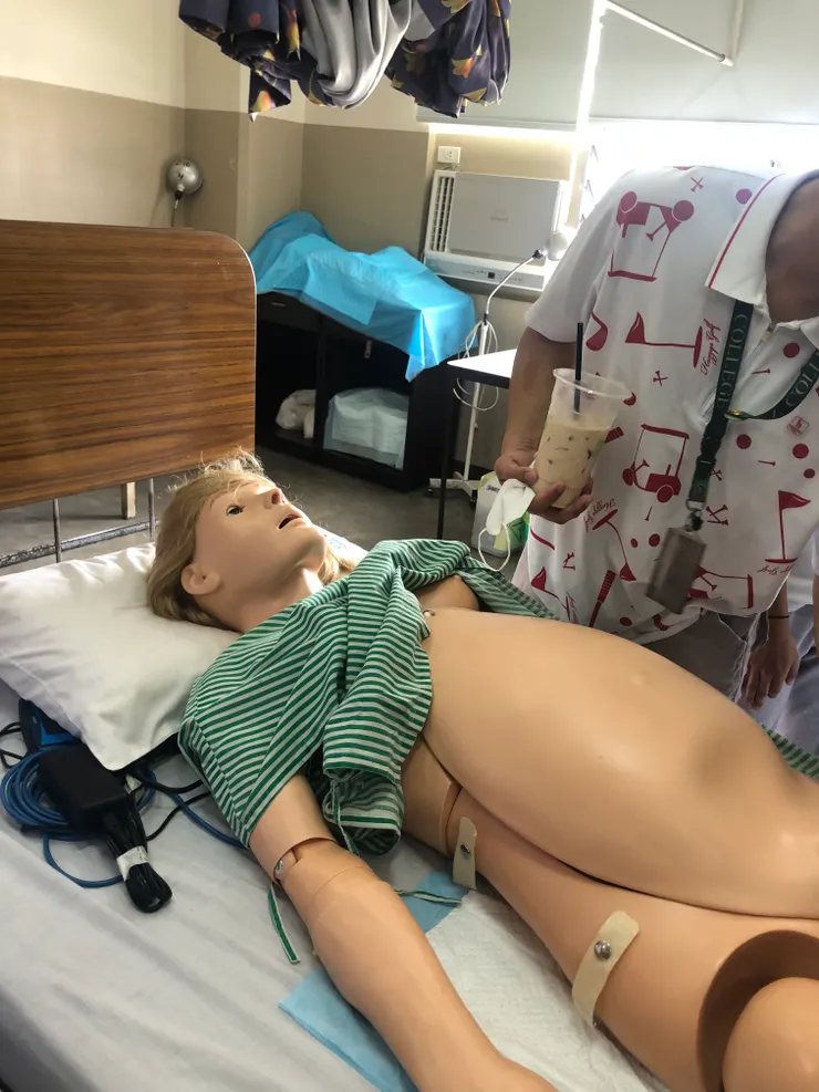 他們護理系的產房實習