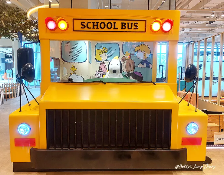 ▲棒球名人堂3F-史努比快餐校車 / 圖片來源：Betty's Jump Diary