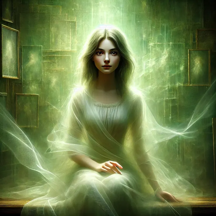 She ran her fingers over the layers, sensing an energy that spoke of forgotten identities and lost narratives. She closed her eyes, allowing the green light to seep into her consciousness.