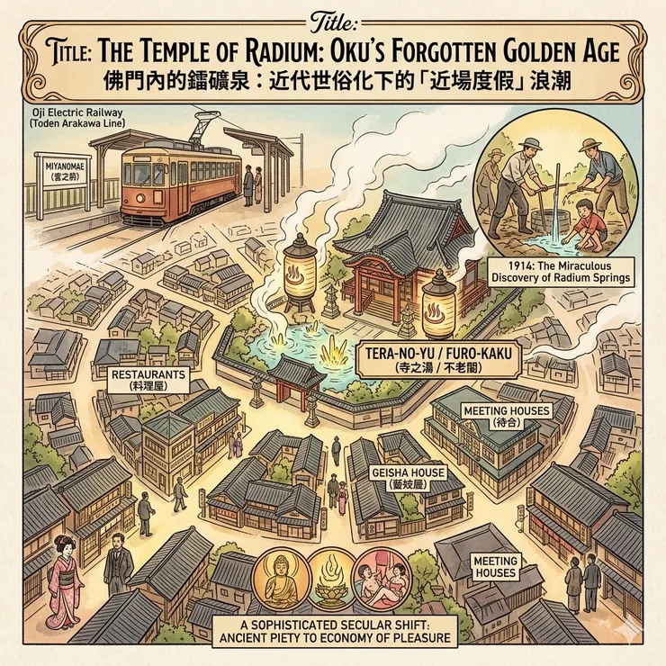 佛門內的鐳礦泉：近代世俗化下的「近場度假」浪潮