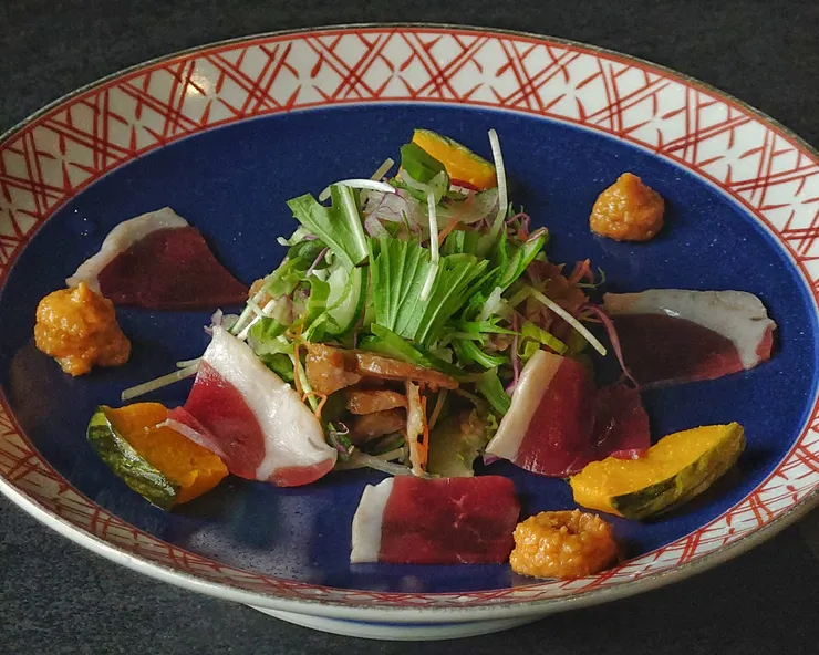 熟成鴨肉火腿沙拉