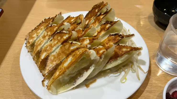 看起來跟台灣的鍋貼沒有差太多。