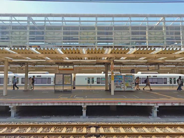 京都駅等車中