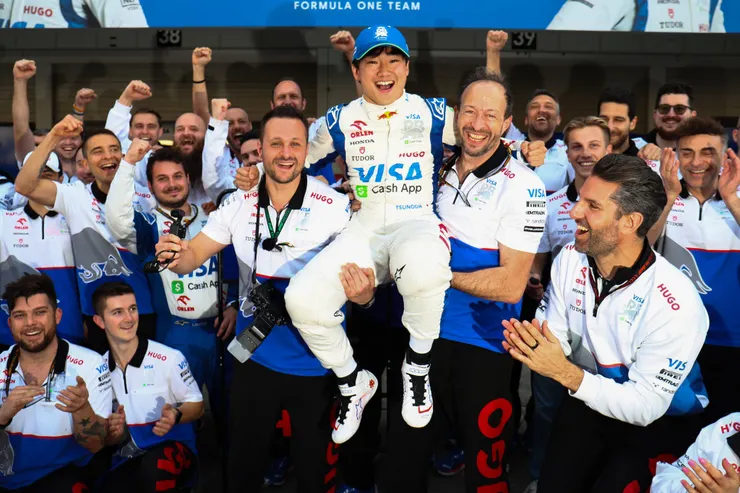 和車隊共同奮戰即將進入第五個賽季，讓人期待角田的未來將成長到什麼程度，又會再端出哪些精彩的表現