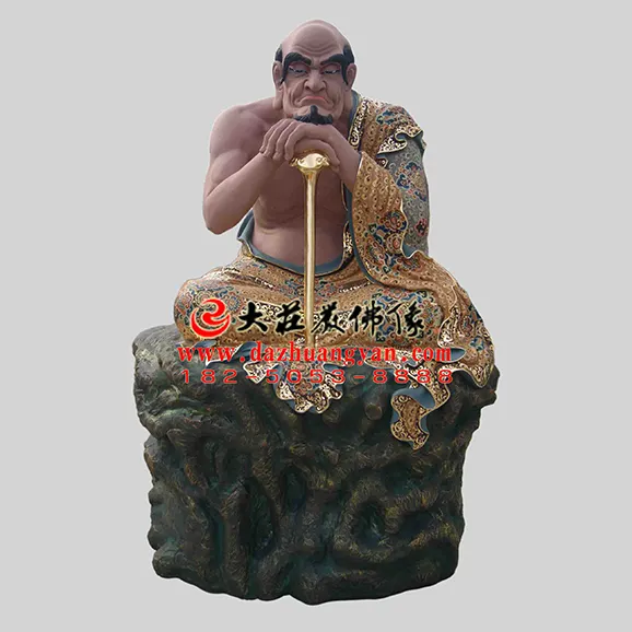 註荼半托迦尊者彩绘佛像