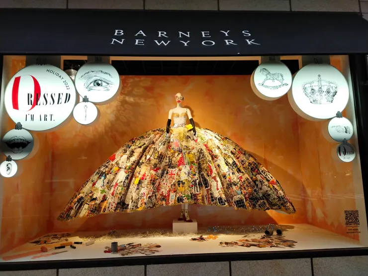 紐約知名百貨公司於銀座的櫥窗展示