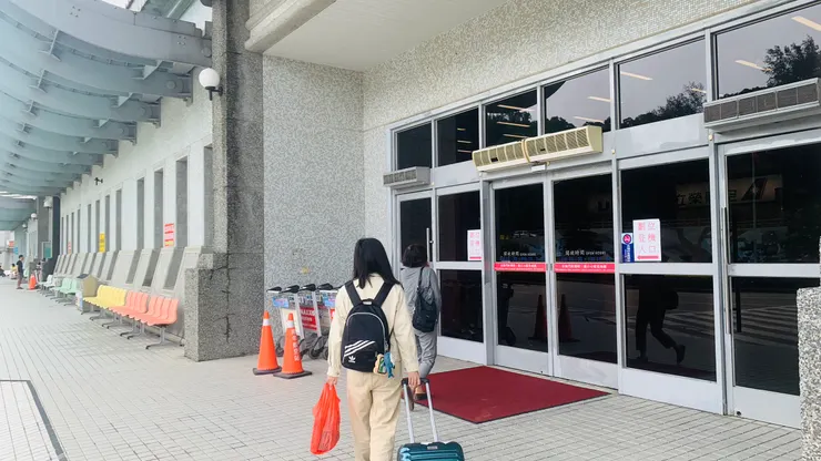 準備進入南竿航空站。