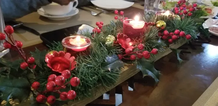 擺設也充滿節日氣氛