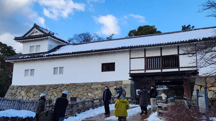 據說是從隔壁長濱城移植過來的"天秤櫓"