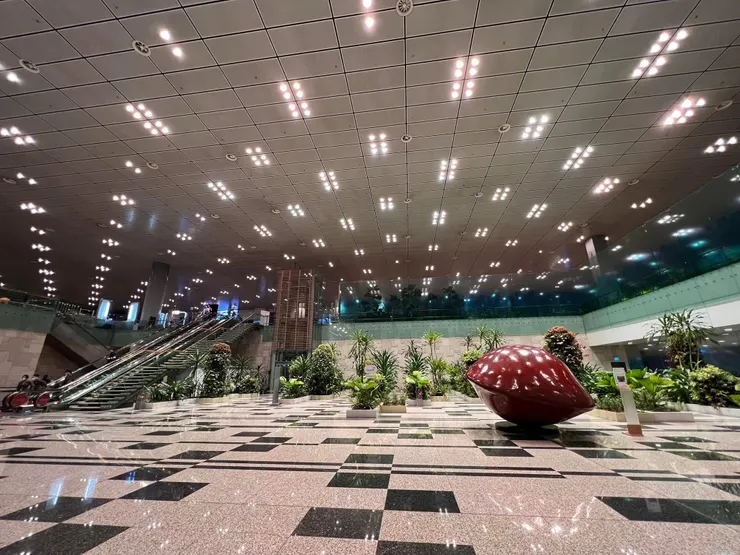 樟宜機場的大紅豆，有像嗎？