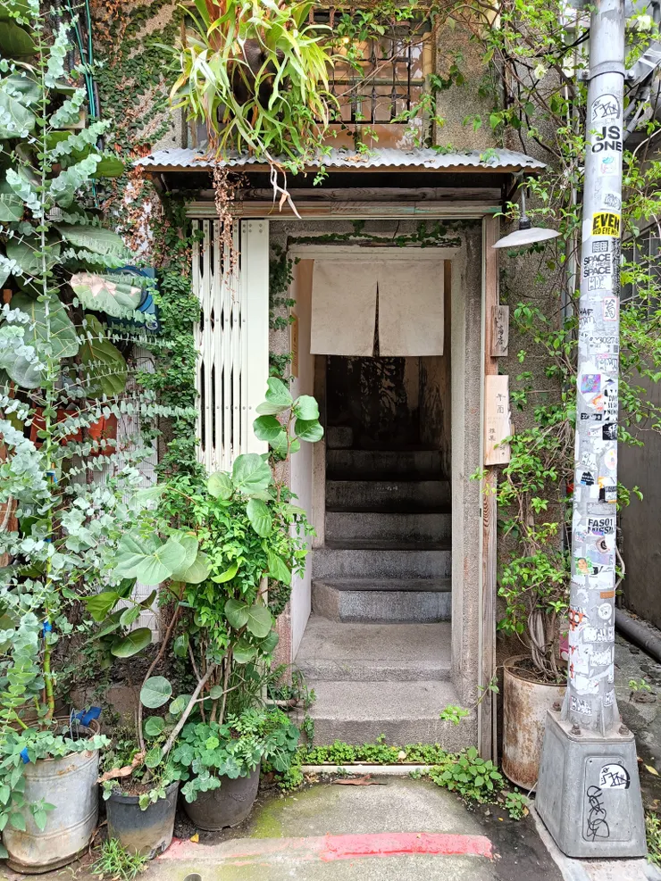 被綠意隱藏得很好