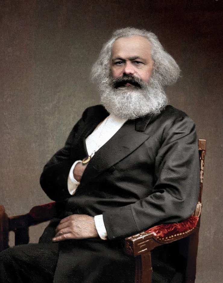 Karl Marx。來源：維基百科
