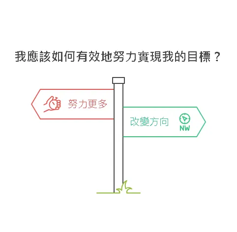 我應該如何有效地努力實現我的目標？