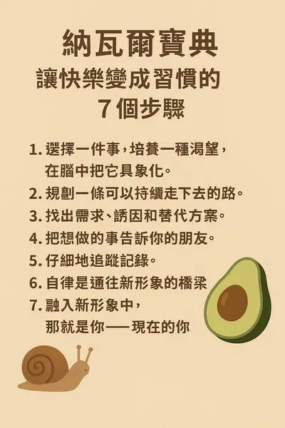 《納瓦爾寶典》：讓快樂變成習慣的 7 個步驟