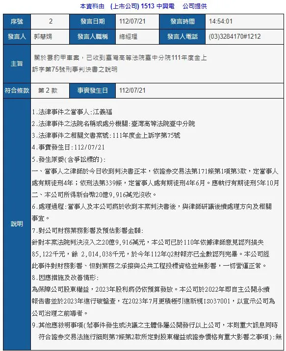 資料來源：公開資訊觀測站