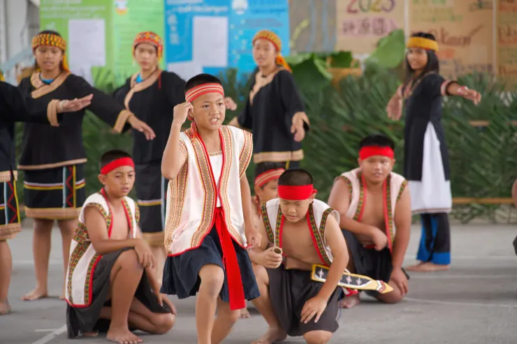 台東桃源的孩子，攝於 2023 嬰兒祭入校拍攝