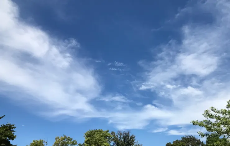 這張圖是去年九月拍的,這幾天的天空跟這張照片裡的一樣藍