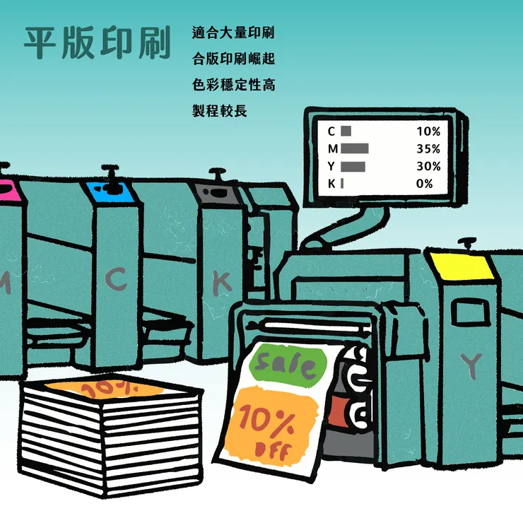 數位印刷與平版印刷?常見兩種印刷差異比較! - 平版印刷的特色