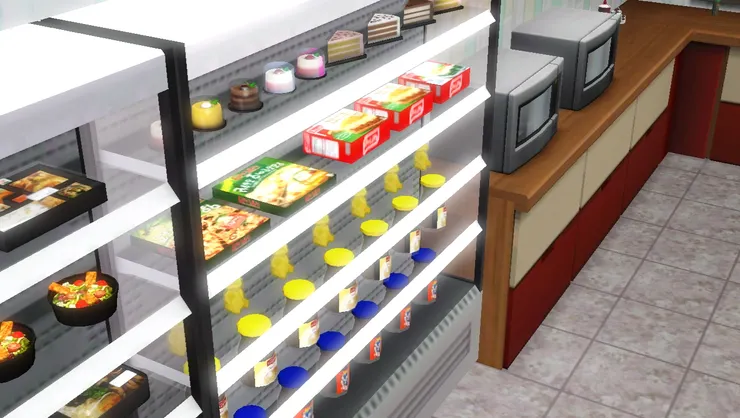 我很喜歡玻璃架子的通透感。