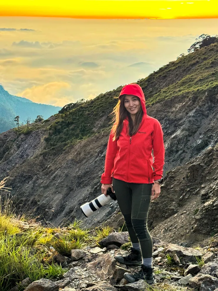 賺到夕陽大景和果凍神池~開心笑呵呵