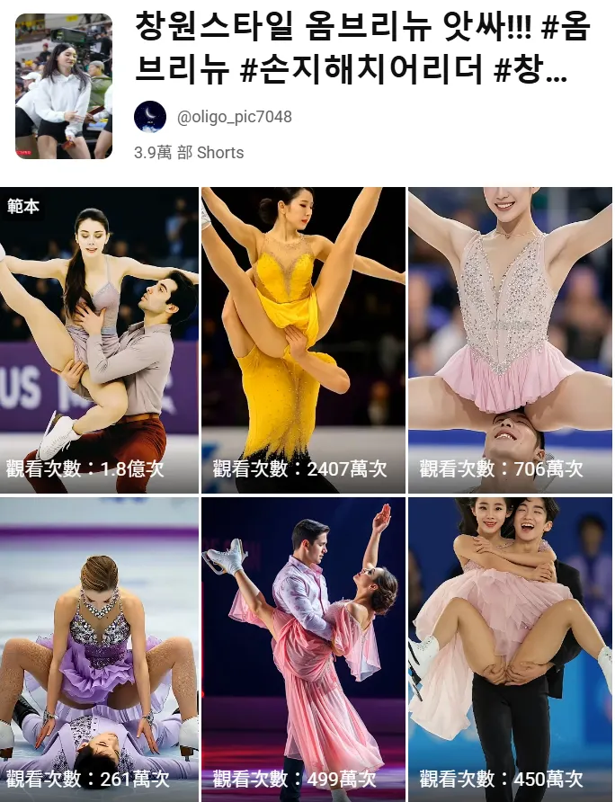 屬於「過度聚焦私密部位」的縮圖。雖然是運動場景,但 YouTube 系統與人工審核會將其視為 不雅內容。