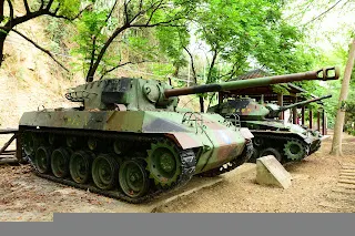 因兵整中心坐落集集的關係，舊型戰車就成了地方的最佳代表陳列