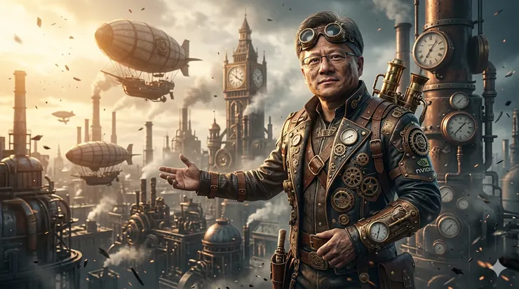 黃仁勳的未來之戰(賽博龐克)