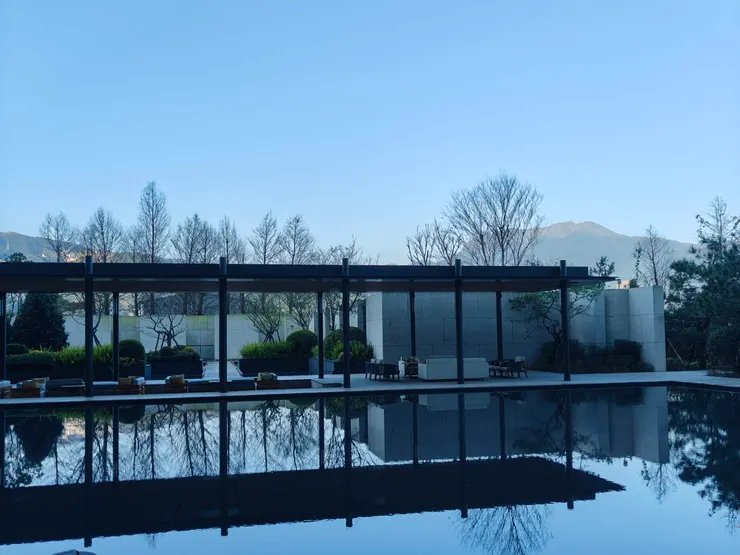 酒店內一景 - 拍攝於早上八點